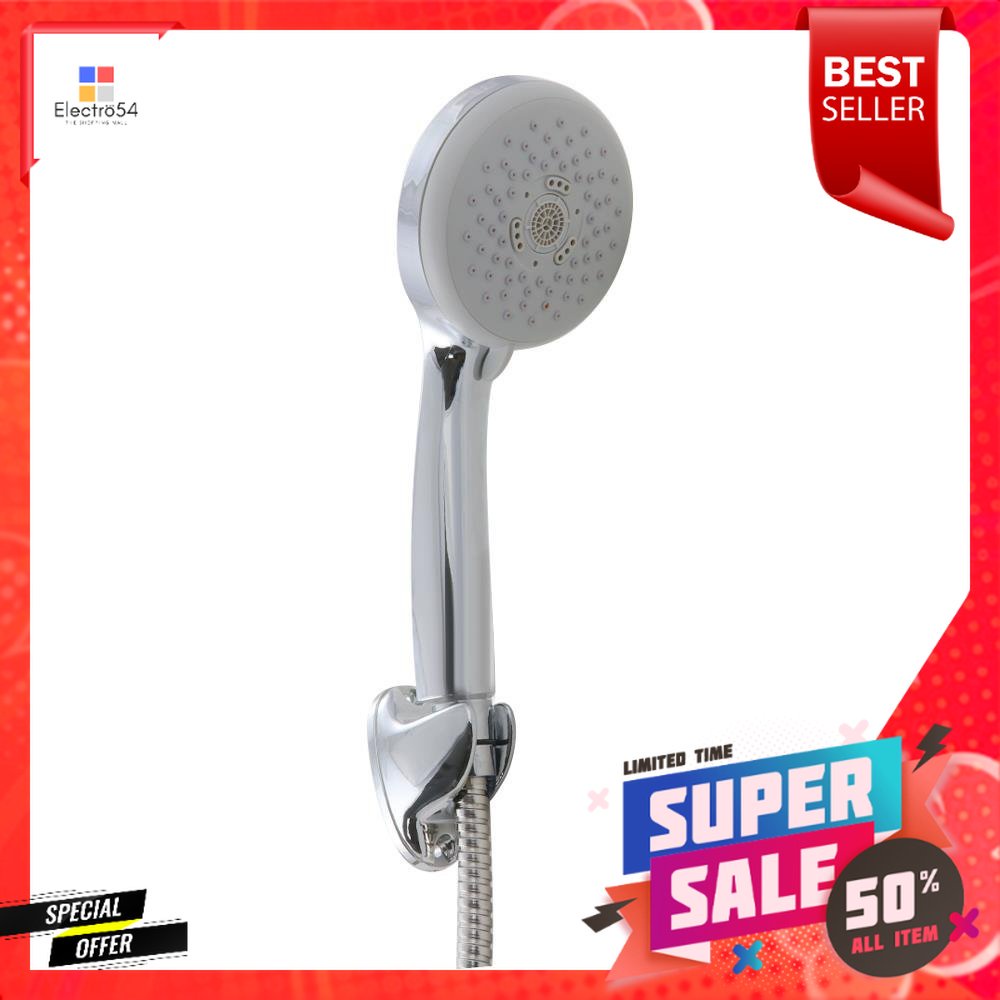 ชุดฝักบัวสายอ่อน 3 ระดับ HOEN รุ่น Home-8N สีโครมHAND SHOWER SET 3 -FUNCTION HOEN Home-8N CHROME