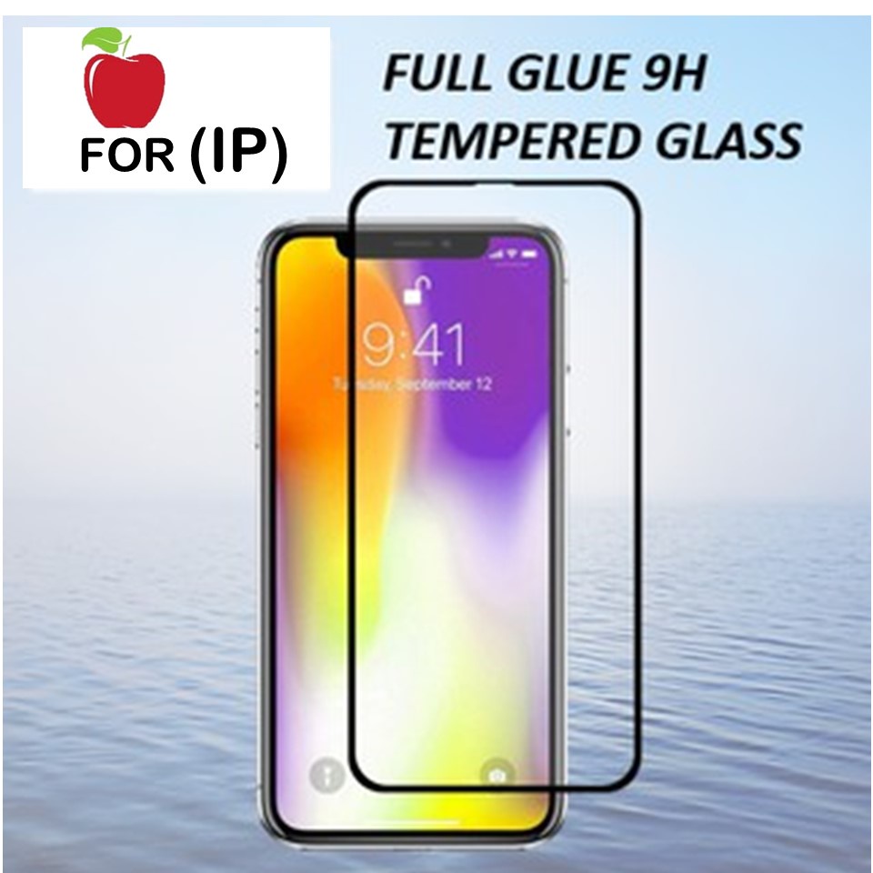 (FULLGLASS) IP7 IP8 IP7PLUS IP8PLUS TEMPERED GLASS FULL GLUE SCREEN CURVE