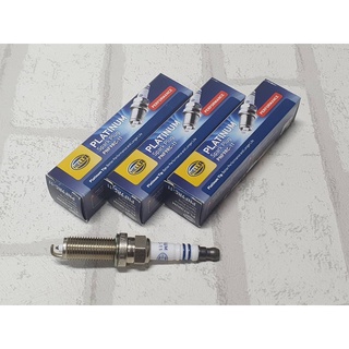 หัวเทียน Nissan Almera N17 ( 2011 - 2019 ) รุ่น 1.2 ชุด 3 หัว ชนิดแพลทตินัม / Platinum Type Spark Plug Hella PNF9RC-11