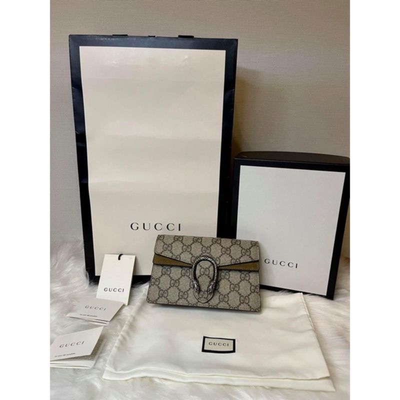 Gucci Dionysus GG Supreme mini bag (หมด)