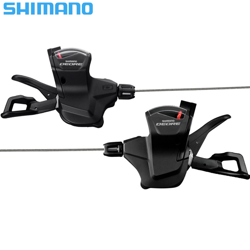 Shimano m6000 Deore SL-M6000 จักรยานเสือภูเขา MTB 310 Speed Shifter Lever Rapidfire Plus สีดํา