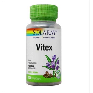 Solaray, Vitex, 400 mg ไวเท็กซ์  หรือต้นเชสต์เบอรี่