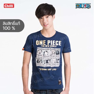 เสื้อยืดลิขสิทธิ์แท้ ลาย one piece T-Shirt DOP-389 เสื้อวันพีช เสื้อลิขสิทธิ์ แท้ เสื้อยืดลายการ์ตูน