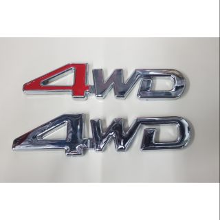 logo 4WD ของรถ toyota