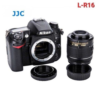 JJC BODY CAP &amp; REAR LENS CAP ฝาปิดบอดี้กล้อง + ฝาปิดท้ายเลนส์