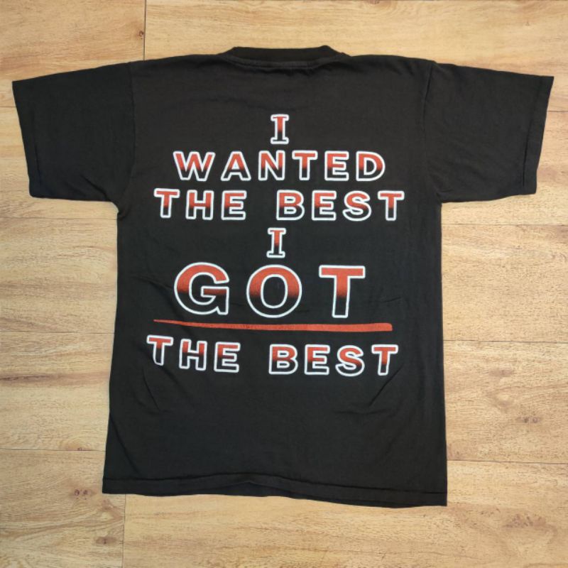 KISS ฟอกไบโอ เสื้อวินเทจ เสื้อทัวร์วงร๊อค ป้าย USA  heavy vintage shirt