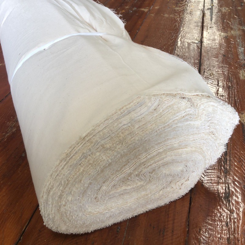 ผ้าดิบคอตตอน ลายพื้น (GSM150/61นิ้ว)(038)