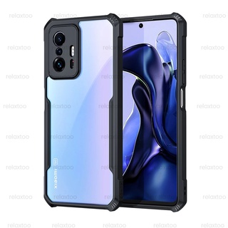 Xiomi 11T Pro เคสอะคริลิคใส PC TPU กันกระแทก สําหรับ Xiaomi11T Xiaomi Mi 11T 11 T Pro T11