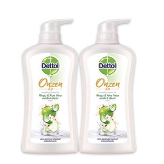 1แถม1  Dettol เดทตอล ออนเซ็น เจลอาบน้ำ สูตรสมูทติ้ง