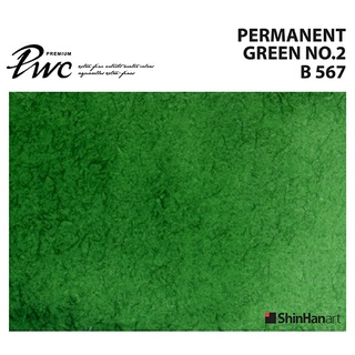 ShinHan PWC 567 B Permanent Green No.2 15ml (S1214152-0567) / สีน้ำเกรด Premium Artist 15ml 567 แบรนด์ ShinHan