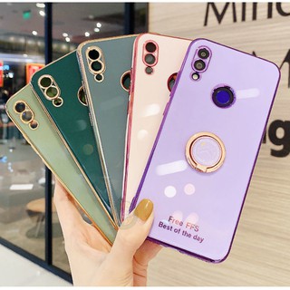 เคส Vivo Y85 V9 เคสโทรศัพท์ซิลิโคน Case Vivo V9 Y85 ที่เรียบง่ายและมีสไตล์พร้อมขาตั้ง