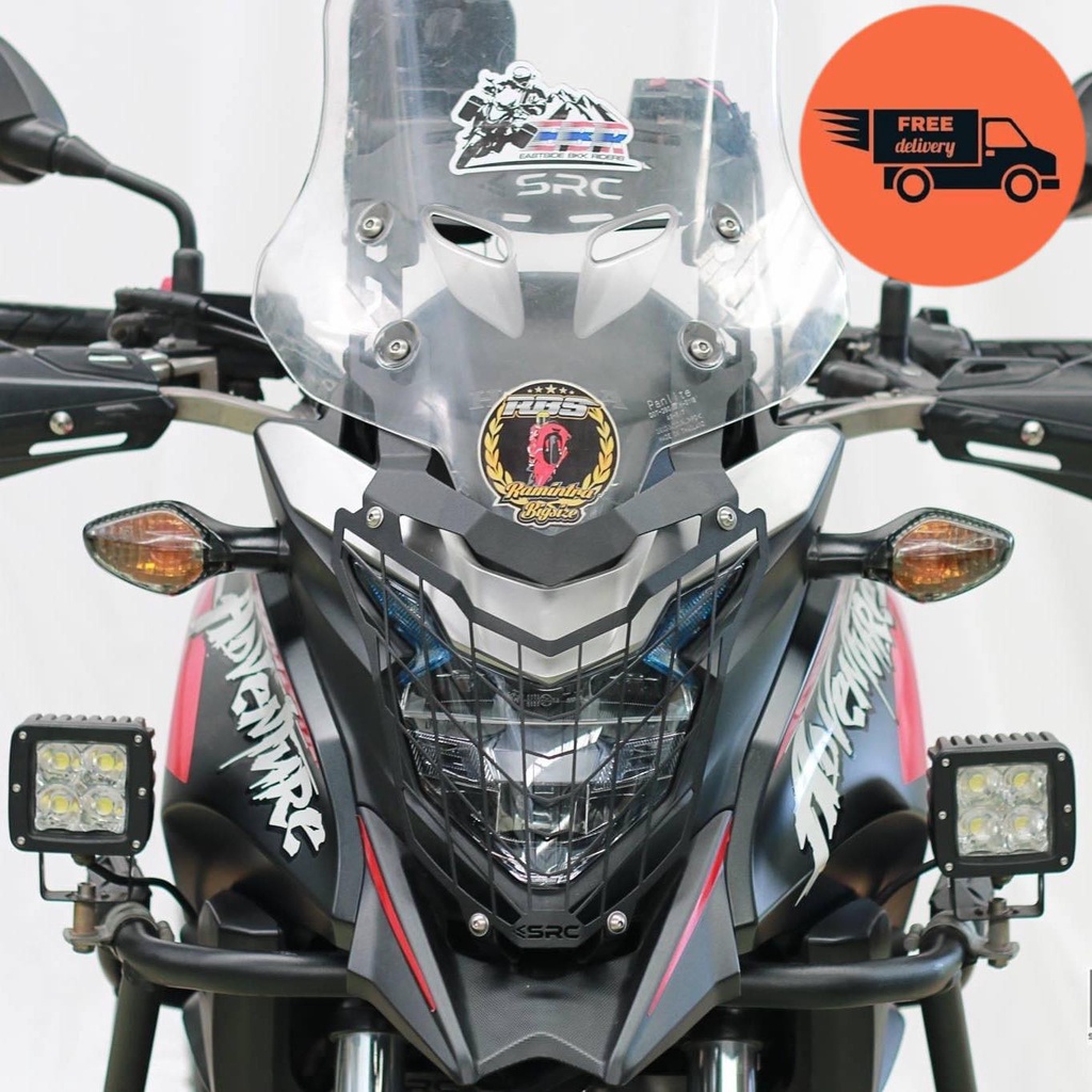 การ์ดไฟหน้า SRC สำหรับ HONDA CB500X 2016-2018/ HEAD LIGHT GUARD FOR HONDA CB500X 2016-2018