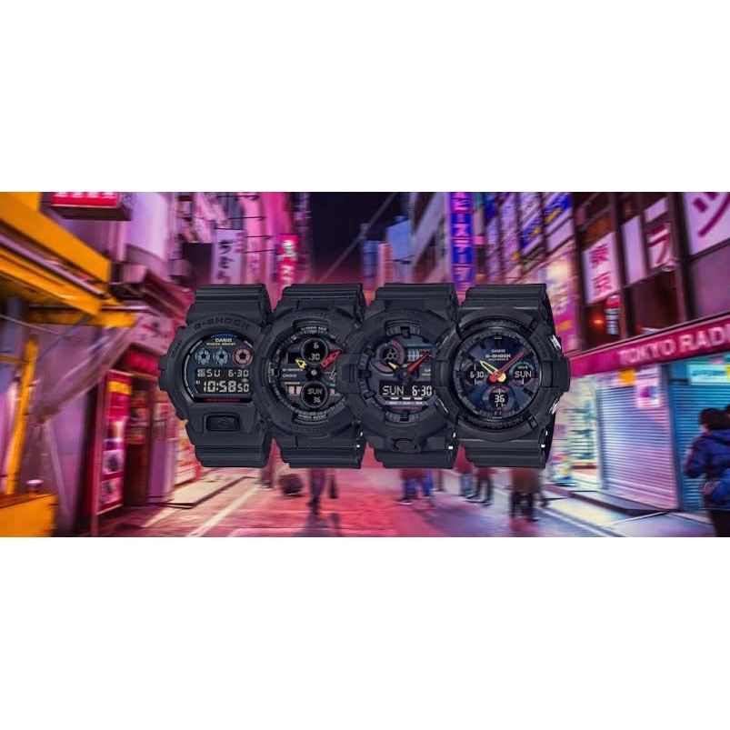 New G-shock Neo Tokyo City Series Ga-140bmc Ga-700bmc Gas-100bmc Dw-6900bmc ประกัน 1 ปี