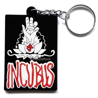 Incubus พวงกุญแจ ยาง ปั้มนูน อินคิวบัส ร็อค พังค์ เมทัล ไม่เท่คืนได้ ICS316