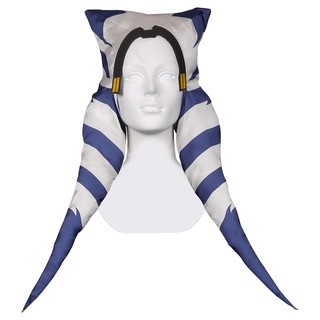 หมวกคอสเพลย์ Star Wars Ahsoka Tano เหมาะกับของขวัญฮาโลวีน