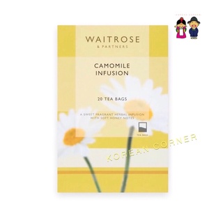 ชาคาโมมายล์ ชาซอง อังกฤษ WAITROSE Camomile Infusion Tea Bags, England