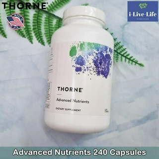 Thorne - Advanced Nutrients 240 Capsules อาหารเสริม วิตามินรวม และแร่ธาตุที่จำเป็น