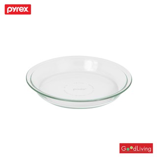 Pyrex ถาดพายแก้วขอบเรียบ รุ่น P-00-209  (สีขาวใส)