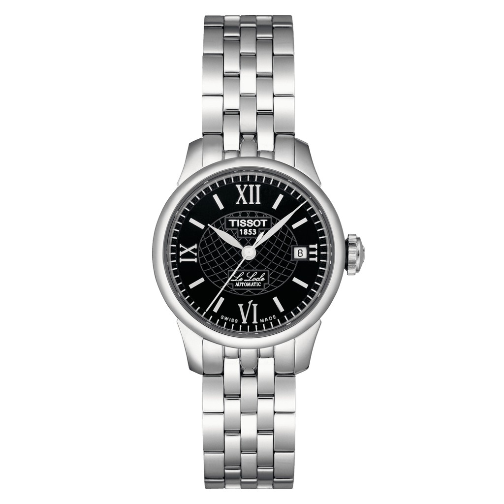 Tissot Le Locle Automatic (25.30) ทิสโซต์ เลอ โลค ออโต้ สีดำ เงิน T41118353 นาฬิกาผู้หญิง
