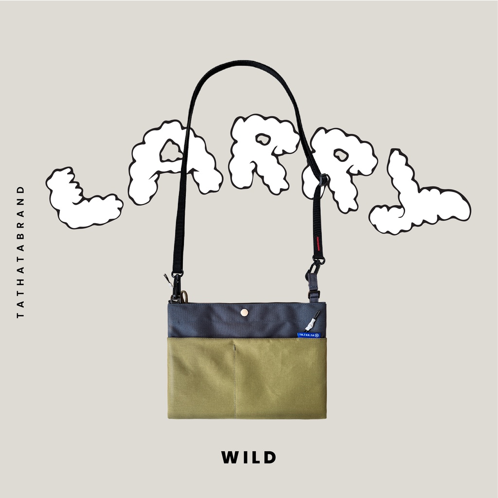 Larry relife wild bag กระเป๋ามีสายสะพาย รุ่นลารี่สีเขียว