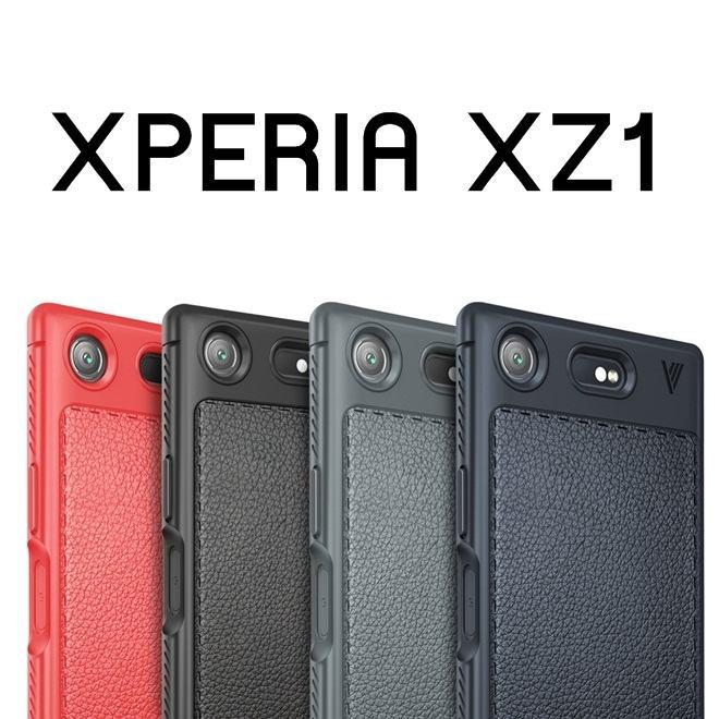 เคส สำหรับ Sony Xperia XZ1 IVSO Gentry Series Leather TPU Case