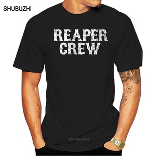 ถูกสุดๆเสื้อยืด ผ้าฝ้าย พิมพ์ลาย Reaper Crew แฟชั่นฤดูร้อน สไตล์ยูโร สําหรับผู้ชายรหัสเต็ม