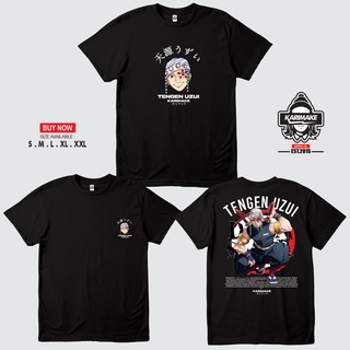 เสื้อยืด พิมพ์ลายอนิเมะ Karimake DEMON SLAYER KIMETSU NO YAIBA TENGEN UZUI SOUND HASHIRA S-5XL