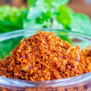 250g น้ำพริกปลาย่างป่น น้ำพริกนรกปลาย่าง น้ำพริกปลาย่างกลิ่นแมงดา