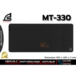 (MT-330) MOUSE PAD (เมาส์แพด) SIGNO GAMING AREAS-3 HEAVILY TEXTURED WEAVE ANTI-SLIP RUBBER BASE (900x400x3MM.) -ของแท้