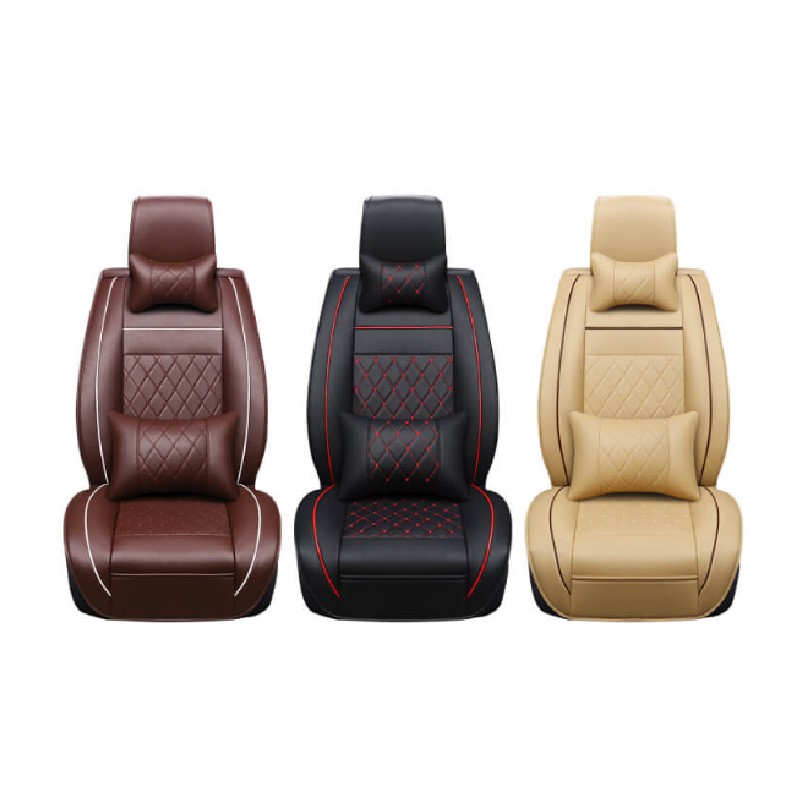 Giovani ชุดหุ้มเบาะรถยนต์ 2 ที่นั่ง ชุดเบาะหนัง ชุดคลุมเบาะรถ ชุดคลุมเบาะ เบาะรถยนต์