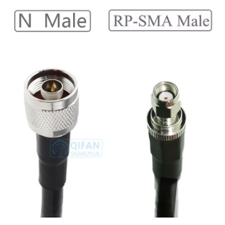 Signal Plus LMR400 N male to RP SMA male for outdoor Helium (RP SMA Type)