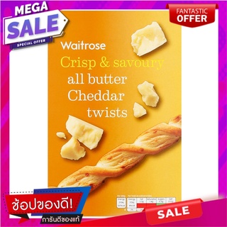 เวทโทรสขนมเกลียวกรอบรสชีส 125กรัม Waitrose Cheese Flavor Crispy Snack 125g.