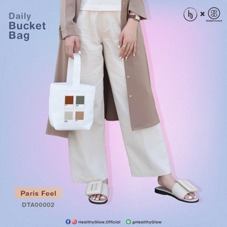 Daily Bucket Bag 💟ลาย Paris Feel รหัส DTA00002 #Bucketbag #HealthyGlow