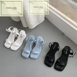 มาลิอา รองเท้าแตะผู้หญิงลิ่ม 7 นิ้วพร้อมสายรัดแนวนอนสําหรับอ…