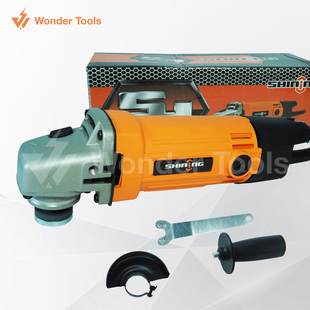 SHINING เครื่องเจียร์ไฟฟ้า หินเจียร์ ลูกหมู 4 นิ้ว 800W รุ่น SH-954 สวิทย์เปิด-ปิดด้านหลัง