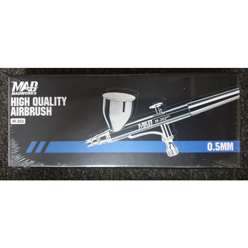 Madworks คุณภาพสูง DOUBLE ACTION AIRBRUSH 0.5MM M-202