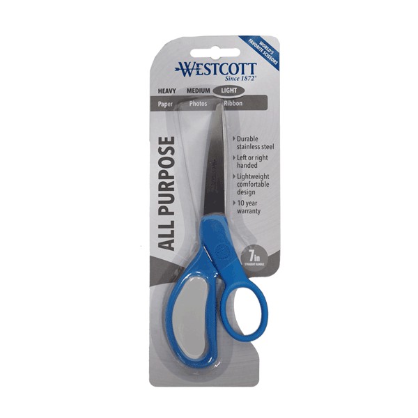 Westcott กรรไกรเวสต์คอทท์ รุ่นอเนกประสงค์ ขนาด 7 นิ้ว  43217