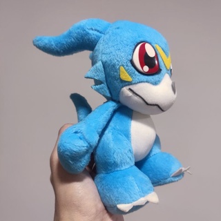 ตุ๊กตา ดิจิมอน วีม่อน Digimon Digital Monsters Veemon ขนาด7.5นิ้ว Banpresto ปี 2000 ขนสวยเงา ลิขสิทธิ์แท้ ป้ายชัด ยืนได้