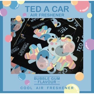 แผ่นน้ำหอมTED A CAR กลิ่น Bubblegum