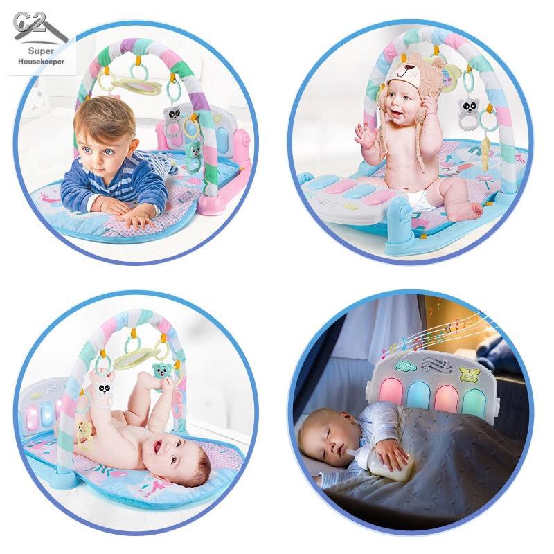 【Bestselling】㍿﹊Baby Toys Colourful Musical Play Gym Playgym Play Mat