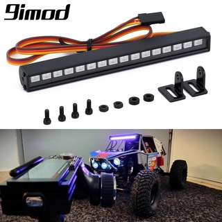 9imod แถบไฟ LED 16/22 หลากสีสัน สําหรับรถไต่หินบังคับ 1/10 Traxxas TRX4 SCX10