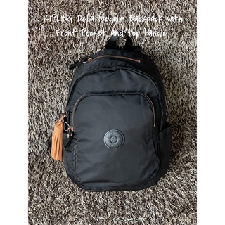 กระเป๋าสะพาย กระเป๋าเป้ KIPLING Delia Medium Backpack with Front Pocket and top handle คอลเลคชั่นใหม่ล่าสุด