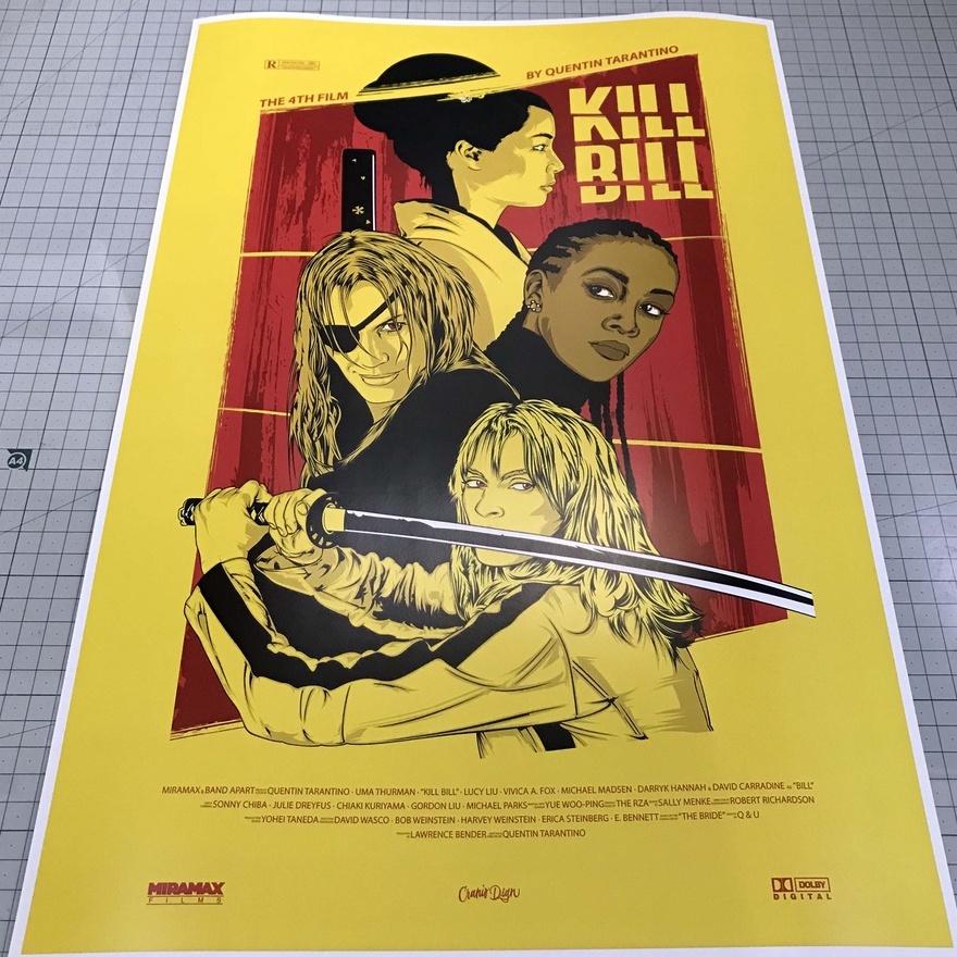 Kill Bill Poster / art collection Quentin โปสเตอร์ภาพขนาด 33X48 cm - รูปที่ 3