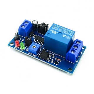 DC 12V Time Relay Module Normal Open Time Delay Relay Timing Timer Relay Control Switch Adjustable Potentiometer LED Indicator