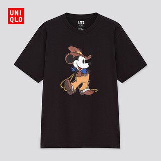 เสื้อยืดผู้ชายและผู้หญิงUniqlo เสื้อยืดแขนสั้นพิมพ์ลายแฟชั่น Unisex ( Ut ) Mfa Icons ( 433695 Uniqlo )