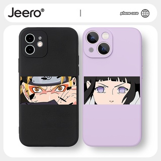 Jeero เคสคู่ เคสไอโฟน คู่รัก ขอบเหลี่ยมกันกระแทกซิลิโคนนุ่มการ์ตูนน่ารักตลก เคสโทรศัพท์ Compatible for iphone 14 13 12 11 Pro Max SE 2020 X XR XS 8 7 6 6S Plus พลัส HFF380