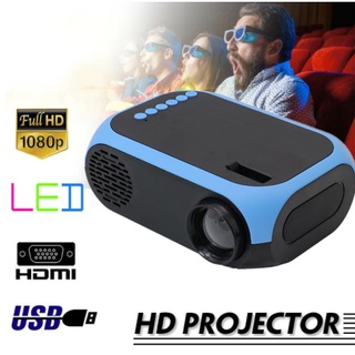 SABUY Projector BLJ 111 Mini 1080p HD Home Leisure HDMI USB มัลติมีเดีย Projector