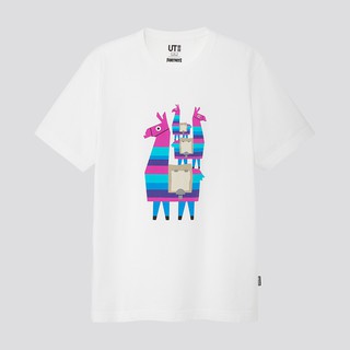 เสื้อยืดแขนสั้นพิมพ์ลาย Ut ) Fortnite ( แขนสั้น ) 426829 Uniqlo . ใหม่