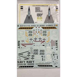 Fightertown FTD48-006 F-14A Tomcat VF-84 Jolly Rogers 1/48 - DECAL