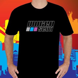 เสื้อยืด ผ้าฝ้าย พิมพ์ลายโลโก้ Mugen Seiki RC Hobby สีดํา สําหรับผู้ชาย DF12HJ45260Size S-5XL